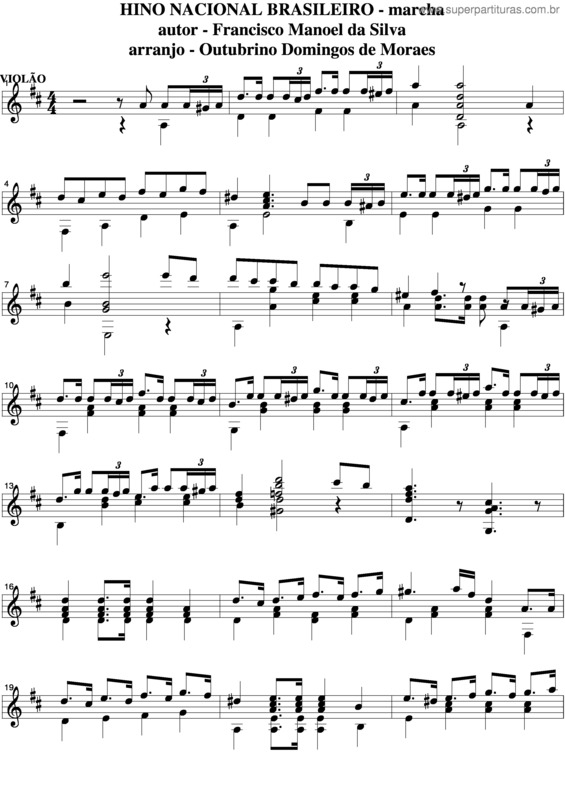 PARTITURA HINO NACIONAL BRASILEIRO PIANO PDF