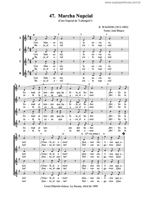 MUSICA DE MARCHA NUPCIAL musica de marcha nupcial: