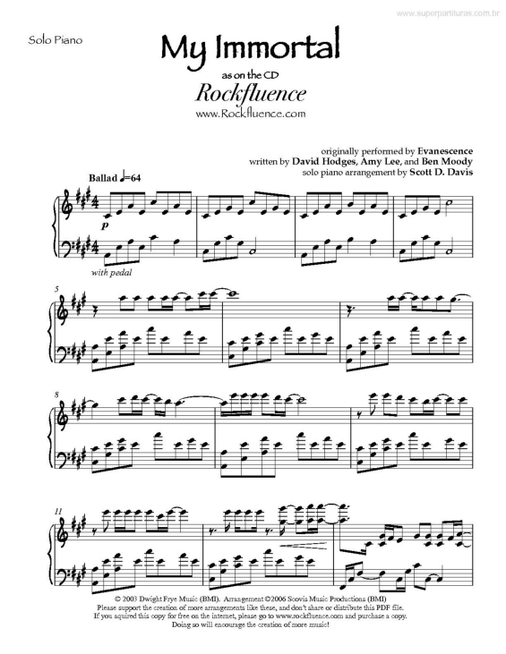 EVANESCENCE MY IMMORTAL НОТЫ ДЛЯ ФОРТЕПИАНО СКАЧАТЬ БЕСПЛАТНО EVANESCENCE MY IMMORTAL НОТЫ ДЛЯ ФОРТЕПИАНО СКАЧАТЬ БЕСПЛАТНО