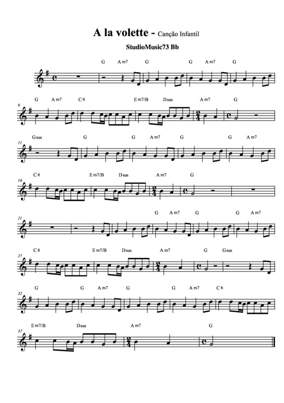 Super Partituras À la volette v.2 (Temas)