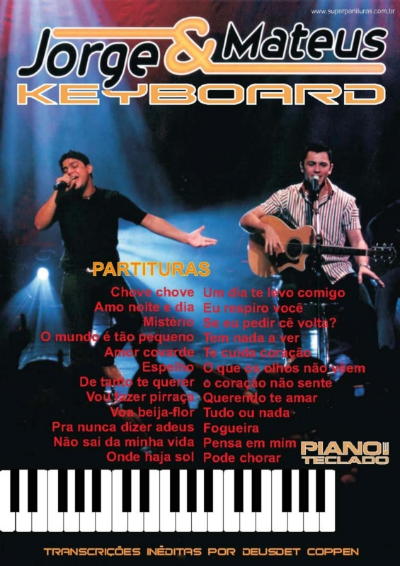 Super Partituras Amo Noite e Dia e Mateus), com cifra