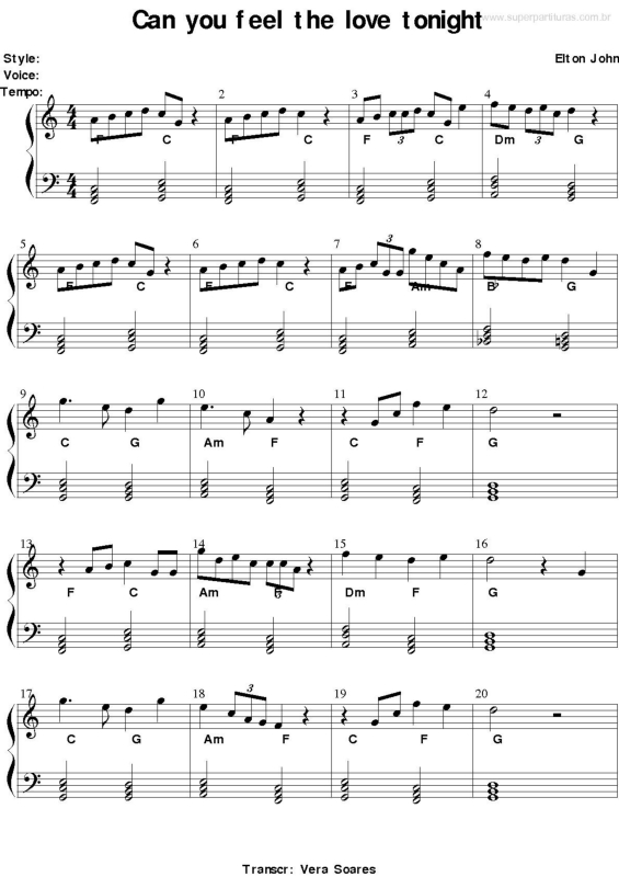 can you feel the love tonight broadway musical instrumental can you feel the love tonight broadway musical instrumental