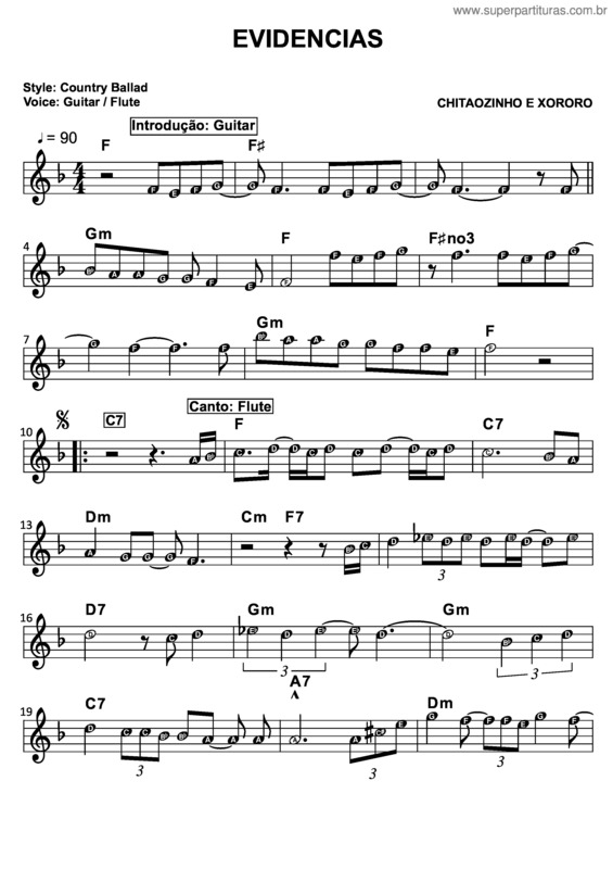 Super Partituras Evidências v.8 (Chitãozinho e Xororó), com cifra