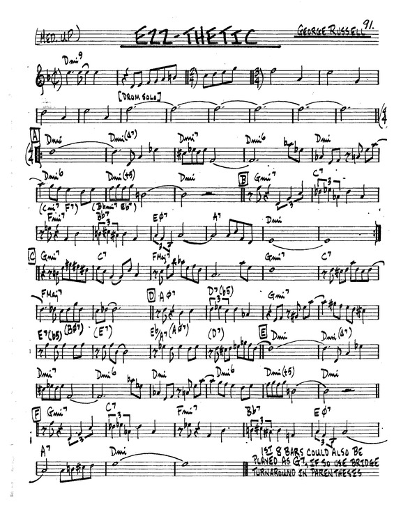 Super Partituras EzzThetic v.2 (The Real Book Of Jazz)