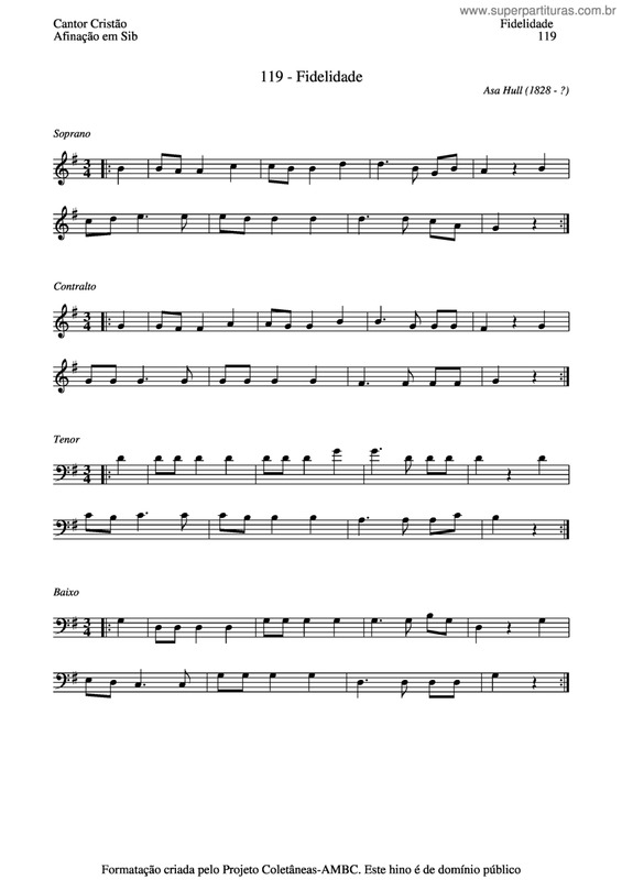 Super Partituras Fidelidade v.5 (Cantor Cristão)
