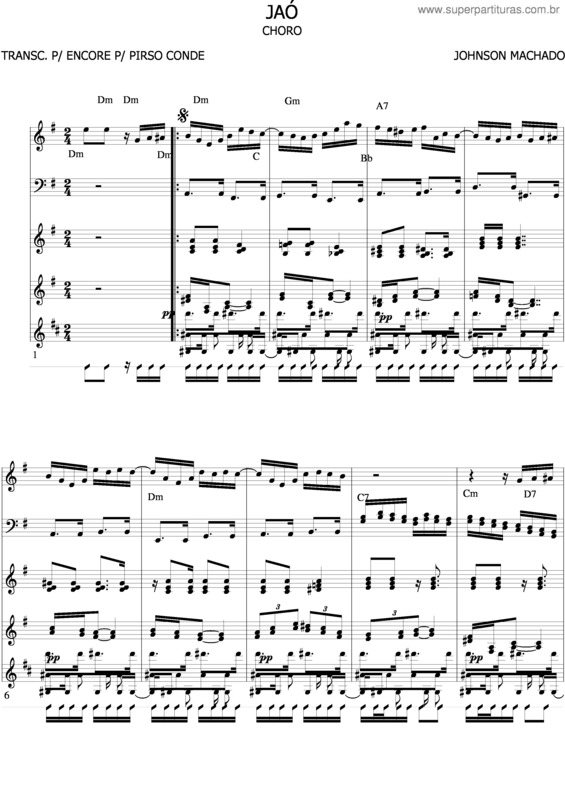 Super Partituras Jaó v.2 (Johnson Machado), com cifra