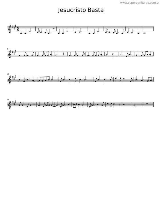 Super Partituras Jesucristo Basta V 3 Un Corazón