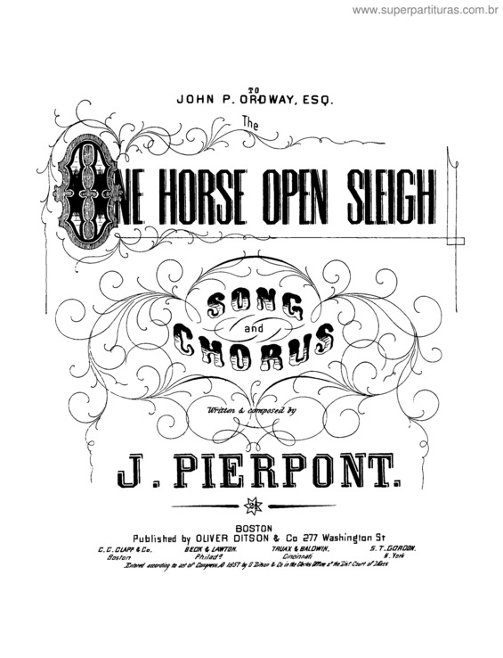 Super Partituras Jingle Bells v.6 (James Lord Pierpont), sem cifra