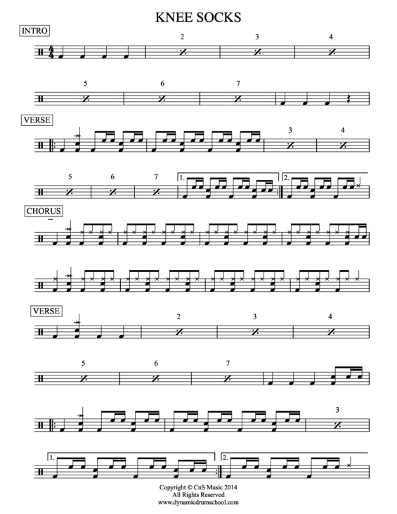 Super Partituras Knee Socks (Arctic Monkeys)