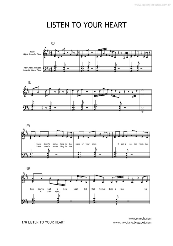 Listen to your heart ноты. Лисен ту ю харт перевод. Listen to your heart текст песни. Roxette ноты для фортепиано. Listen to your heart мияги слова.