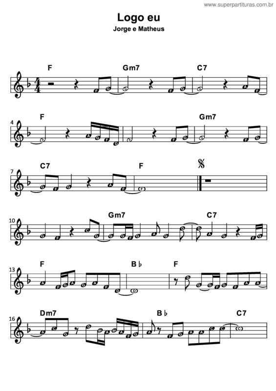 Super Partituras Logo Eu v.2 e Mateus), com cifra