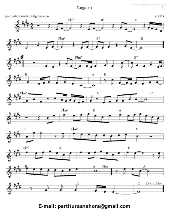 Super Partituras Logo Eu e Mateus), com cifra