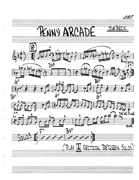 Super Partituras Penny Arcade v.4 (The Real Book Of Jazz), com cifra
