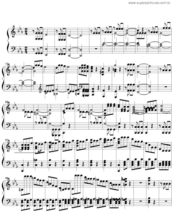 Super Partituras Quinta Sinfonia (Ludwig Van Beethoven), com cifra Super Partituras Quinta Sinfonia (Ludwig Van Beethoven), com cifra