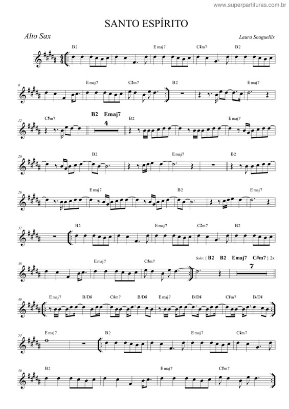 Super Partituras Santo Espírito v.4 (Laura Souguellis), com cifra