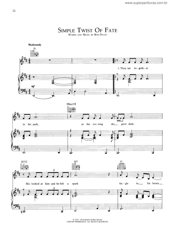 Bob Dylan Simple Twist Of Fate