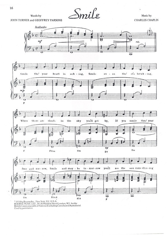 Super Partituras - Smile v.10 (Nat King Cole), com cifra