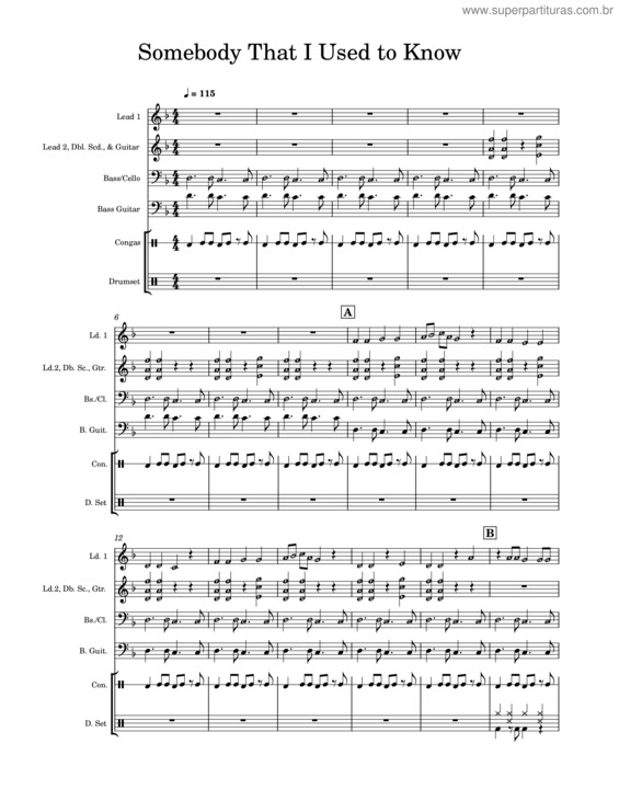 Gotye Somebody That I Used To Know Dzwonek