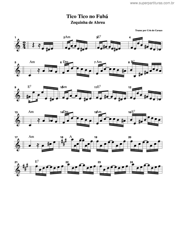 partitura tico tico no fuba piano partitura tico tico no fuba piano