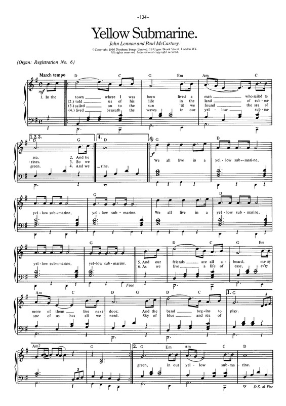 Super Partituras Yellow Submarine v.7 (The Beatles), com cifra